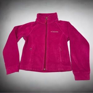 Columbia toddler girls pink fleece size XXS (4/5 years)